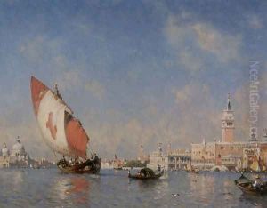 The Grand Canal, Venice by Amedee Rosier