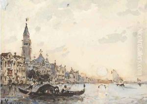 Vue de Venise by Amedee Rosier