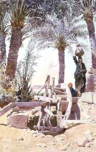 The Pyramid of Khafre Chephren, 1891 by Alexandre Nicolaievitch Roussoff