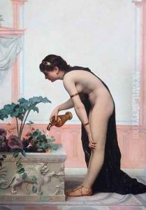 Watering the Garden by Auguste Raynaud