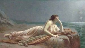 Awaiting his return by Auguste Raynaud