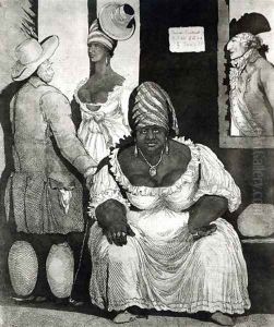 Rachel Pringle of Barbados, Proprietress of a Bridgetown Brothel by Thomas Rowlandson