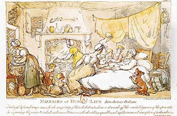 Miseries of Human Life Introductory Dialogue, published by R. Ackermann, 1807 - view 1