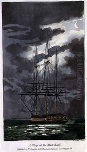 Asleep at the Mast-Head, plate from The Adventures of Johnny Newcome in the Navy by John Mitford 1782-1831 engraved by W. Read, 1818 by Thomas Rowlandson
