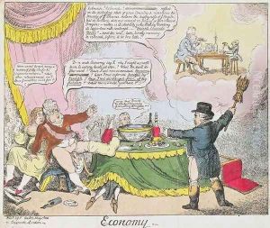 Economy, published by Johnston, London, May 1816 by Thomas Rowlandson