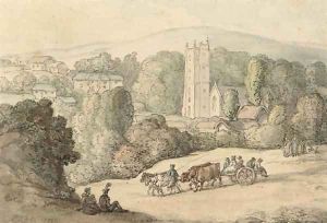 A leisurely afternoon by the village church