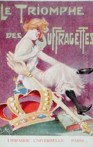 Cover of The Triumph of the Suffragettes, by Jacques Constant, 1900 by Jose Roy
