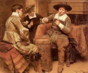 Partida De Cartas by Roman Ribera