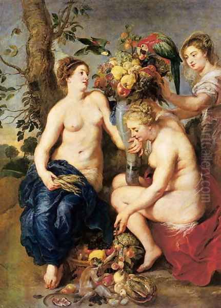 Ceres with Two Nymphs, c.1624 - view 1