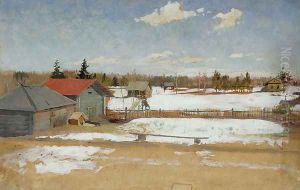 Tumenevs Estate, c.1890-95 by Andrei Petrovich Ryabushkin