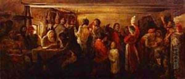 Village Wedding In The Tambov Province 1880s - view 1