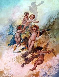 Spring from The Seasons commissioned for the 1920 Pears Annual by Charles Robinson
