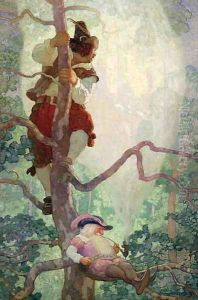 The Rites of Spring, illustration from A Childs Garden of Verses by Robert Louis Stevenson by Charles Robinson