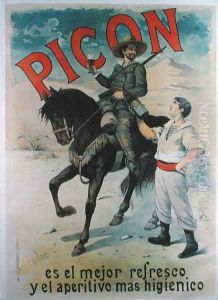 Poster advertising Picon, Spanish aperitif, 1892 by Henri Royer