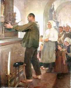 The Ex Voto, 1898 by Henri Royer