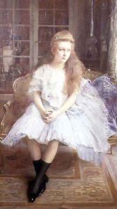 Portrait of a Young Girl by Henri Royer