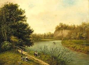 By the river by William Richardson