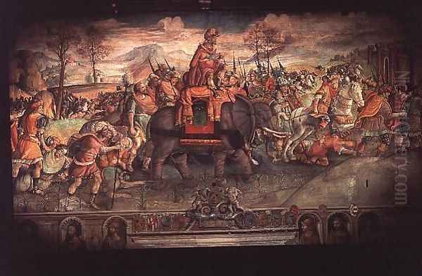 Hannibal Crossing the Alps - view 1