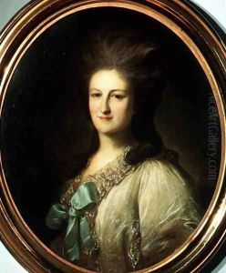 Portrait of V. Novosilcheva, 1780 by Fedor Rokotov