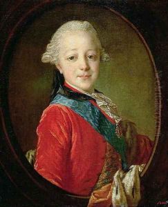 Portrait of Pavel Petrovich 1754-1801 1761 by Fedor Rokotov