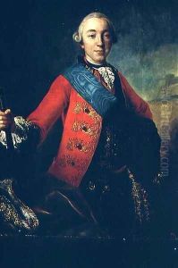 Portrait of Petr Fedorovich 1728-62 1758 by Fedor Rokotov