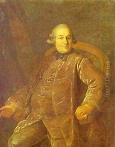Portrait Of P I Vyrubov About 1768 by Fedor Rokotov