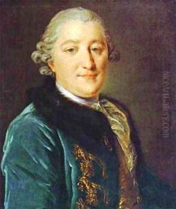 Portrait Of Count I G Orlov 1762-65 2 by Fedor Rokotov
