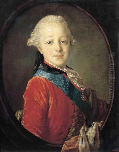 Portrait of Emperor Paul I as a Child - view 1