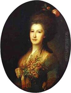 Portrait Of Countess Elizaveta Santi 1785