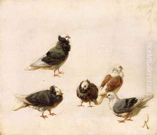 Pigeons, 1888 - view 1