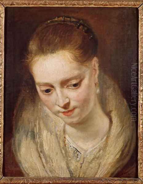 Portrait presumed to be Helene Fourment 1614-73 - view 1