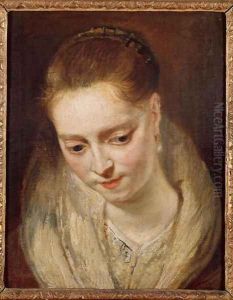 Portrait presumed to be Helene Fourment 1614-73