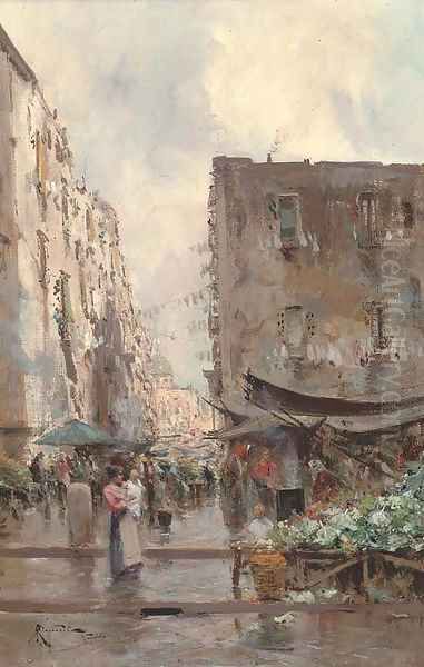 A Neapolitan market - view 1