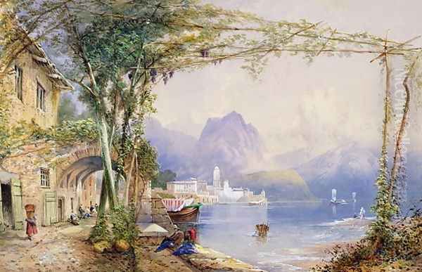 Italian Lake Scene - view 1