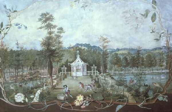 Chinese Pavilion in an English Garden, 18th century 2 - view 1
