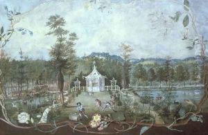 Chinese Pavilion in an English Garden, 18th century 2