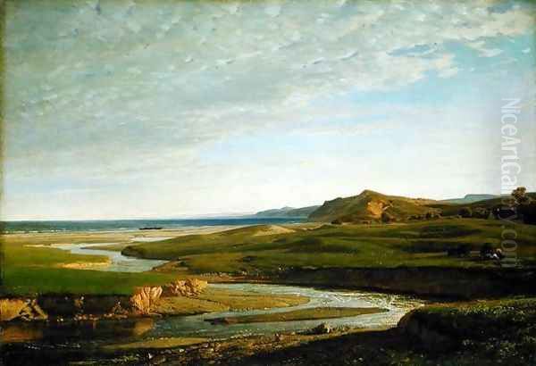 Upstream to the West, c.1860 - view 1