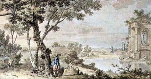 Landscape with Figures by John Inigo Richards