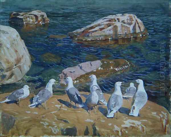 Seagulls, 1910 - view 1