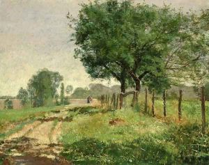 Peasant in the Fields by Henri Rouart