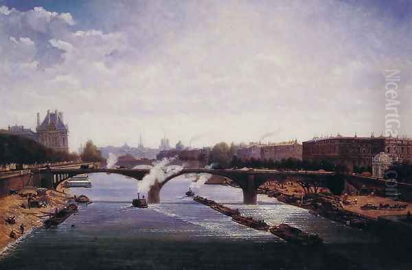 Le pont de solferino, Paris - view 1