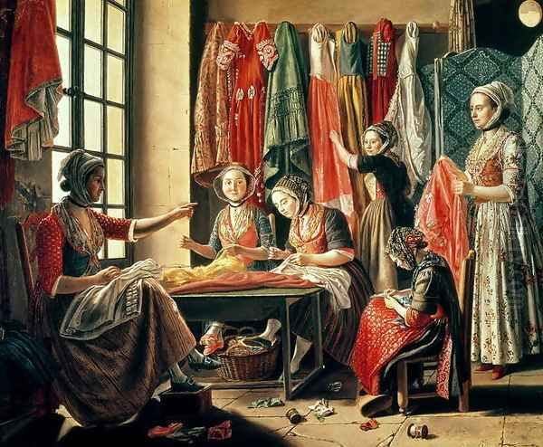 The Couturiers workshop, Arles, 1760 - view 1