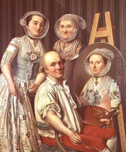The Artist and His Family by Antoine Raspal