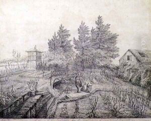 A View of Napoleon Is Gardens on the East Side of Longwood House, 1821 A View of Napoleon Is Gardens on the East Side of Longwood House, 1821