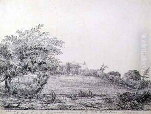 A Front View of Napoleon Is Longwood Residence in the Late Afternoon, St. Helena, 1821 A Front View of Napoleon Is Longwood Residence in the Late Afternoon, St. Helena, 1821