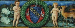 The Coat of Arms of the Marcello Family by Francesco di Giovanni de Russi