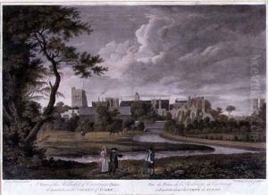 A View of the Archbishop of Canterburys Palace at Lambeth, in the County of Surrey, engraved by Wilson Lowry, pub. 1781 by George Robertson