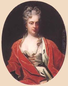 Portrait of Princess Sarolta Amalia, the Wife of Ferenc Rakoci II 1704 by David the Elder Richter
