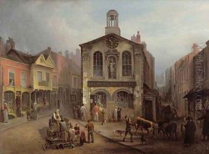 The Old Moot Hall, Leeds, c.1825 by Joseph Rhodes