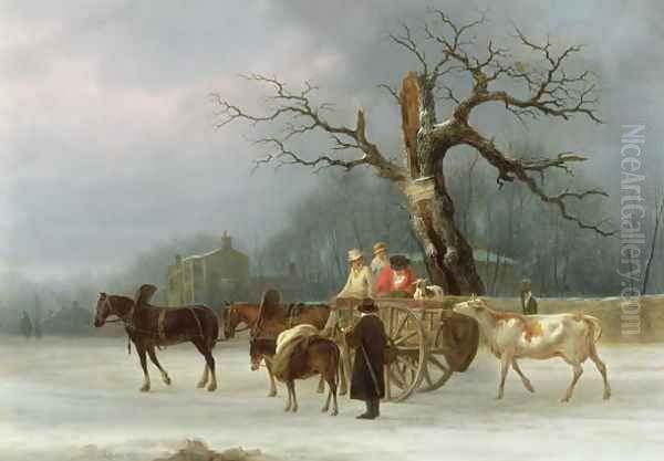The Skyrack Oak, Leeds, 1830 - view 1